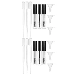 FOYTOKI 1 Set Mascara Tube Lip Balm Containers Eyelash Funnel Mascara Bottle Liquid Eyeliner Tube Abs - product information 2