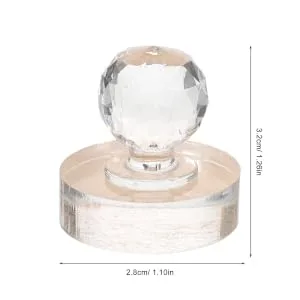 Gogogmee Eyeshadow Plate Stamp Powder Stamper Eyeshadow Palette Dispensing Tool Eyeshadow Stamper Highlighter Repair Tool Blusher Pressing Stamp Eye Shadow Palette Repairing Tool - product information 2