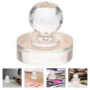 Gogogmee Eyeshadow Plate Stamp Powder Stamper Eyeshadow Palette Dispensing Tool Eyeshadow Stamper Highlighter Repair Tool Blusher Pressing Stamp Eye Shadow Palette Repairing Tool - product information 5