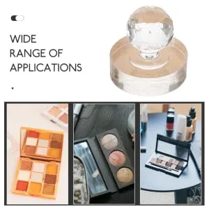 Gogogmee Eyeshadow Plate Stamp Powder Stamper Eyeshadow Palette Dispensing Tool Eyeshadow Stamper Highlighter Repair Tool Blusher Pressing Stamp Eye Shadow Palette Repairing Tool - product information 7