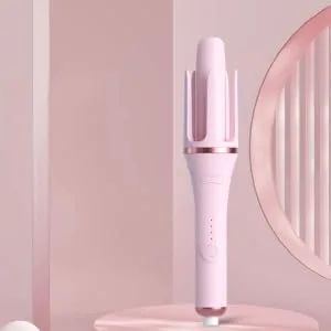 BIUDECO Pink Adjustable Hair Curler Crimper Hair Tool Straightener Hair Curling Wand Abs - product information 2