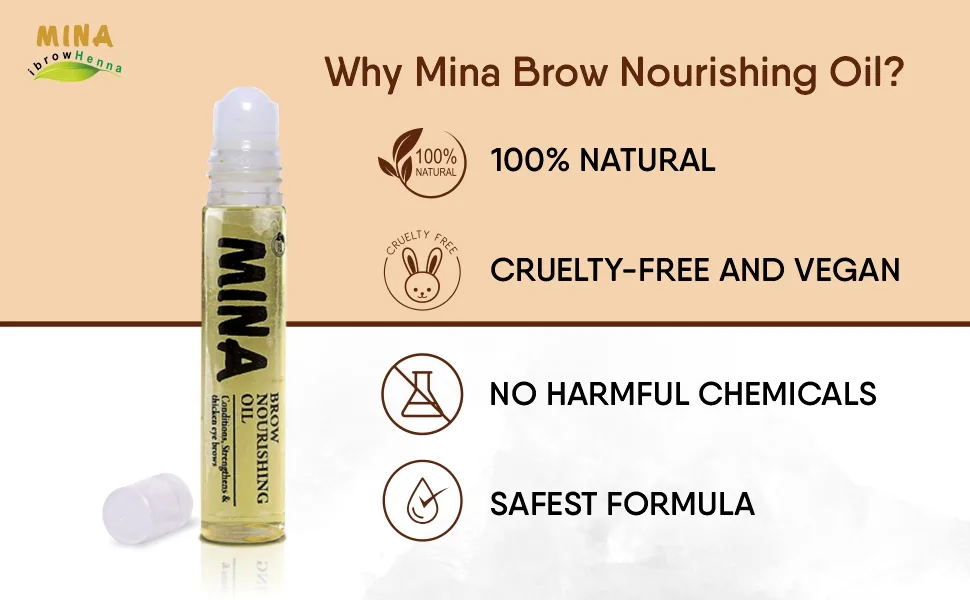 MINA iBrow Nourishing oil 10 ml - product information 3