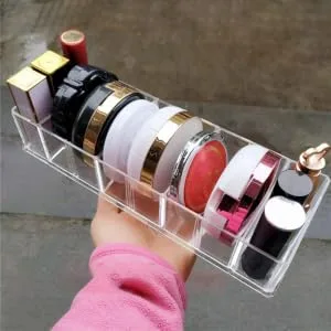 VILLFUL Box Makeup Storage Box Eye Shadow Makeup Organizers for Drawers Cosmetics Rack Large Stand Make up - product information 4