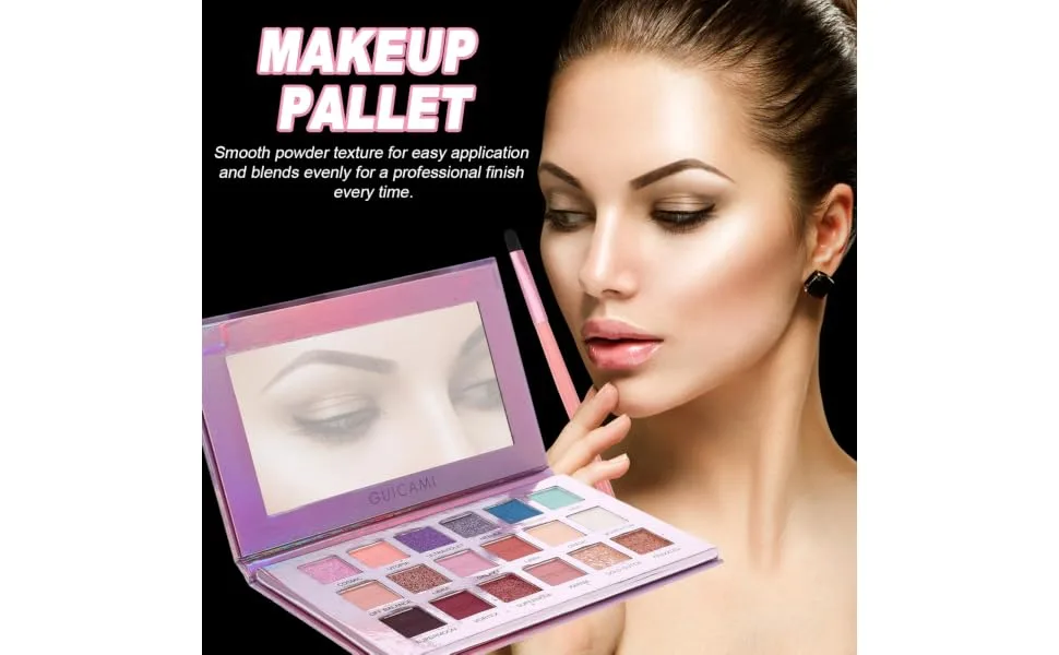 PLAFOPE 1pc 15 Waterproof Eye Shadow Eye Shadow Portable Eyeshadow Compact Eyeshadow Palette - product information 5