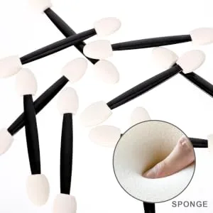 PLAFOPE 4 Double Ended Eye Shadow Stick Makeup Accessory Cosmetic Brush Eye Makeup Sponge - product information 2