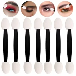 PLAFOPE 4 Double Ended Eye Shadow Stick Makeup Accessory Cosmetic Brush Eye Makeup Sponge - product information 4