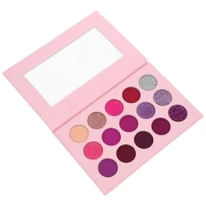SOESFOUFU 15 Woman Eyeshadow Compact Glitter Eyeshadow Eyeshadow Makeup Palette Purple - product information 4