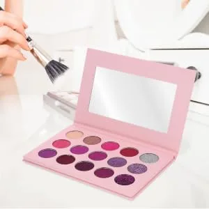 SOESFOUFU 15 Woman Eyeshadow Compact Glitter Eyeshadow Eyeshadow Makeup Palette Purple - product information 5