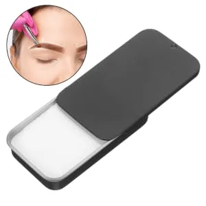 SKISUNO Eyebrow Paste for Positioning Aluminum Box Brow Mapping Eyebrow Makeup Mapping Paste Black - product information 3