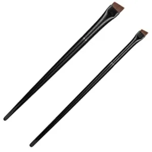IWOWHERO 3 Sets Eyeliner Brush Makeup Brush Ear Multifunctional Eyebrow Brush Wood Black - product information 2