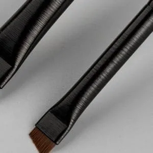 IWOWHERO 3 Sets Eyeliner Brush Makeup Brush Ear Multifunctional Eyebrow Brush Wood Black - product information 3