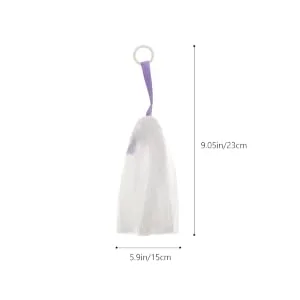 WOONEKY Shower Net Bath Soap Soap Foam Shower Foaming Net Soap Net Nylon - product information 1