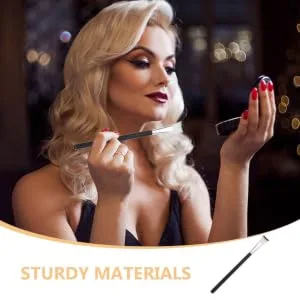 SKISUNO Brush for Nose Makeup Nose Makeup Tool Black Cosmetics Brush 18.50X1.00X1.00CM Black - product information 6