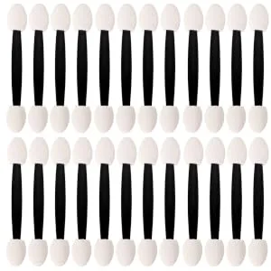 FOYTOKI 4 Double Ended Eye Shadow Stick Eyeshadow Applicator Cosmetic Brush Cosmetic Lip Mask Brush Sponge - product information 1
