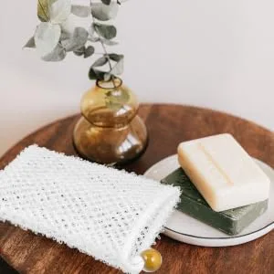 BIUDECO 1pc Soap Bag Exfoliating Bath Sponge Bath Scrubber Body Sponges Soap Storage Soap Maker Net Nylon - product information 3