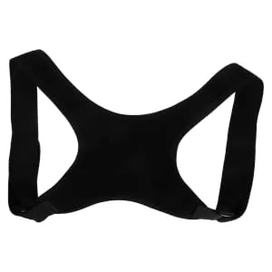 OKUMEYR Belt Holder Shoulder Rest Brace Back Support Belt Back Straightener Polyester Black - product information 3