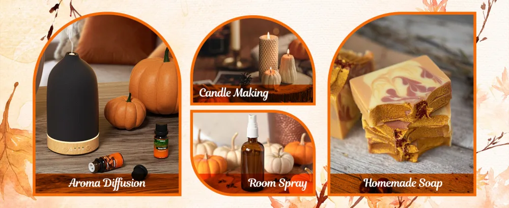 ARVIDSSON Fall Essential Oils Set Autumn Fragrance Oil for Diffusers Candle Making Pumpkin Spice Cinnamon Spiced Cider Autumn Wreath Pine Snickerdoodle Fall Scented Oils for Home - product information 5