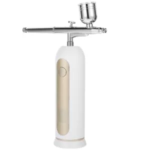 WOONEKY 1 Set Cordless Airbrush Kit Makeup Kit Air Brush for Cake Decoration Kit Abs White - product information 4
