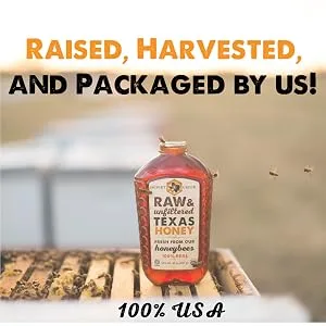 Desert Creek Honey Raw, Unfiltered, Unpasteurized Texas Honey, 2 lb., 32 oz. 32 Ounce (Pack of 1) - product information 3