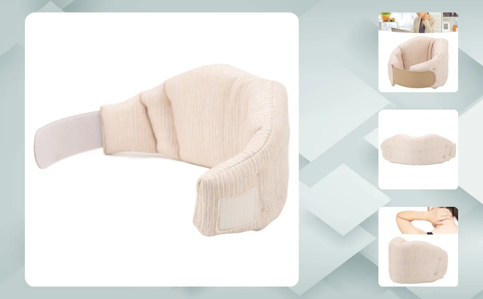 Sponge Neck Brace Breathable High Elasticity Support Cushion Pain Relief Suitable Home Office - 2719230023211-1