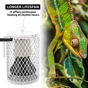 Ceramic Heat Emitter 100W Heat Lamp for Chicks Bird Heater for Cage Infrared Heating for Pet No Light Emitting for Amphibian Pet Brooder Coop Incubating Chicken - CW01533-06-2