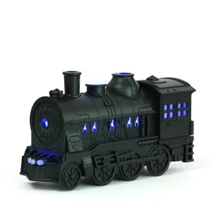 Essential Oil Diffuser 300ml Train Shape Aromatherapy Diffuser with Remote Control Auto Shut Off 2 Lighting Modes Cool Mist Humidifier for Home Office Decor Gifts for Friends US Plug - 3113230293812-2