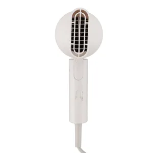 Compact Hair Dryer Fast Drying Negative Ionic Blow Dryer with Single Diffuser Nozzle Foldable Handle Travel Hair Dryer for Women Kids Outdoor (US Plug 110V) - 3113240268711-3