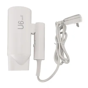 Portable Hair Dryer Fast Drying Negative Ionic Blow Dryer with Single Diffuser Nozzle & Foldable Handle 2 Speeds Wind Portable Travel Hair Dryer for Home Travel (US Plug 110V) - product information 2