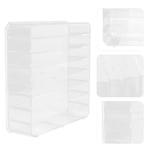 Outanaya 1 Set Divider Storage Box Eyeshadow Sunglasses Storage Organizer Multi-purpose Cosmetic Rack Blush - product information 1