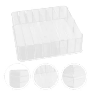 Outanaya 1 Set Divider Storage Box Eyeshadow Sunglasses Storage Organizer Multi-purpose Cosmetic Rack Blush - product information 4
