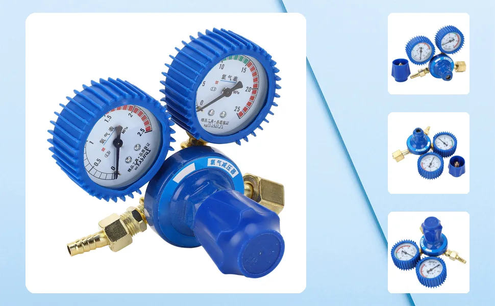 Oxygen Regulator Intuitive and Easy to Use G5/8 Inlet Thread Shock Resistant Oxygen Bottle Pressure Regulator for Hospital - 1012240002211-1