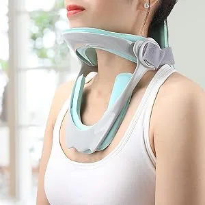 360 Adjustable Neck Brace for Posture Correction Cervical Neck Traction Device Neck Stretcher for Neck Traction and Support Effective Neck Brace for Forward Head Posture Correction - Neck Posture Corrector