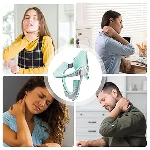 360 Adjustable Neck Brace for Posture Correction Cervical Neck Traction Device Neck Stretcher for Neck Traction and Support Effective Neck Brace for Forward Head Posture Correction - Outdoors Solution