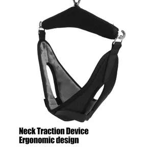 Neck Traction Device Cervical Vertebra Stretcher with Easy Assembly Fabric Increase Blood and Circulation - 1411210316911-2
