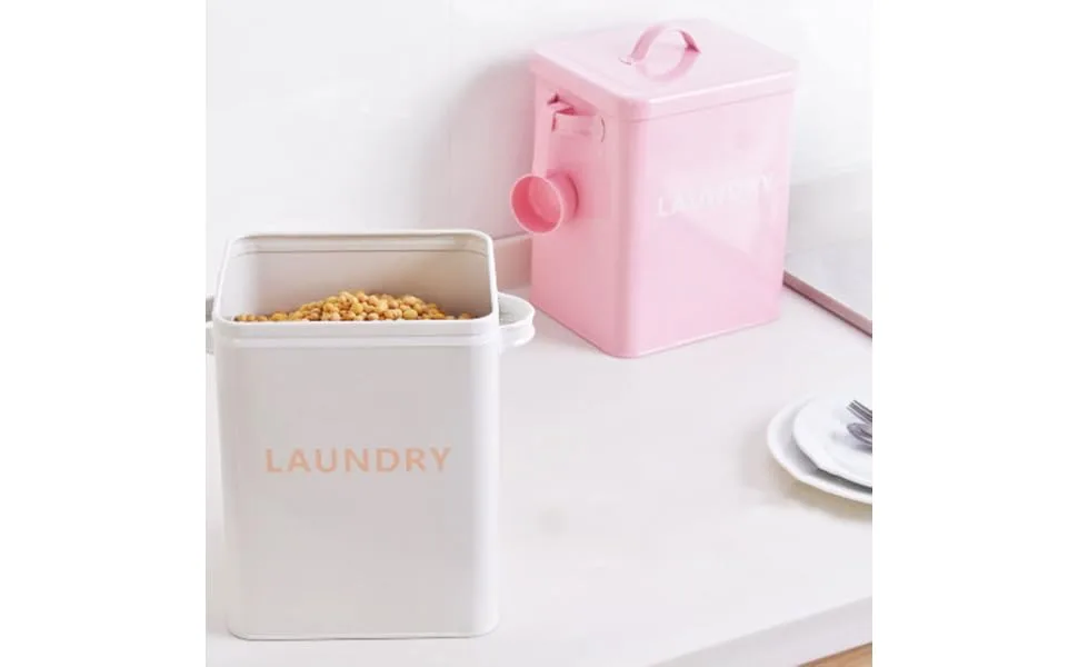 BUGUUYO 1pc Washing Storage Bucket Laundry Bin Food Canister Bin Storage Rice Bucket Iron - product information 6