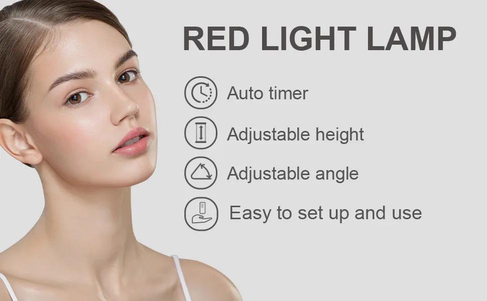 Red Light Lamp Infrared Light Lamp with Stand 180LEDs Red Light Lamp - Red Light Lamp