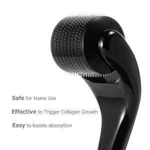 Derma Roller Microneedle Roller for Face Body Beard Hair Growth, 540 Titanium Microneedle Roller for Home Use - product information 4