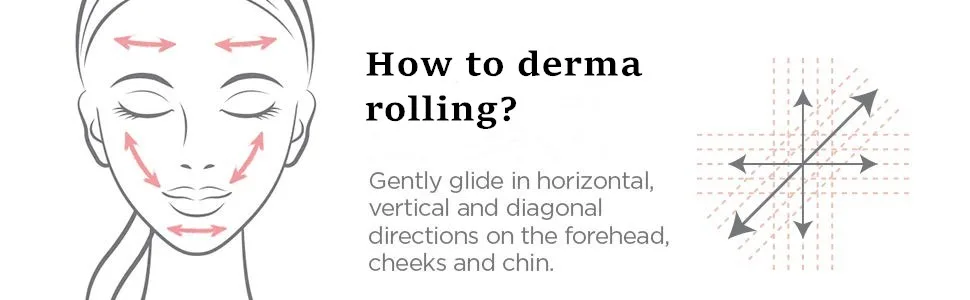 Derma Roller for Hair & Beard Growth - Microneedling Roller Beard Dermaroller for Face Body Scalp Men Women Black 0.3 - product information 3