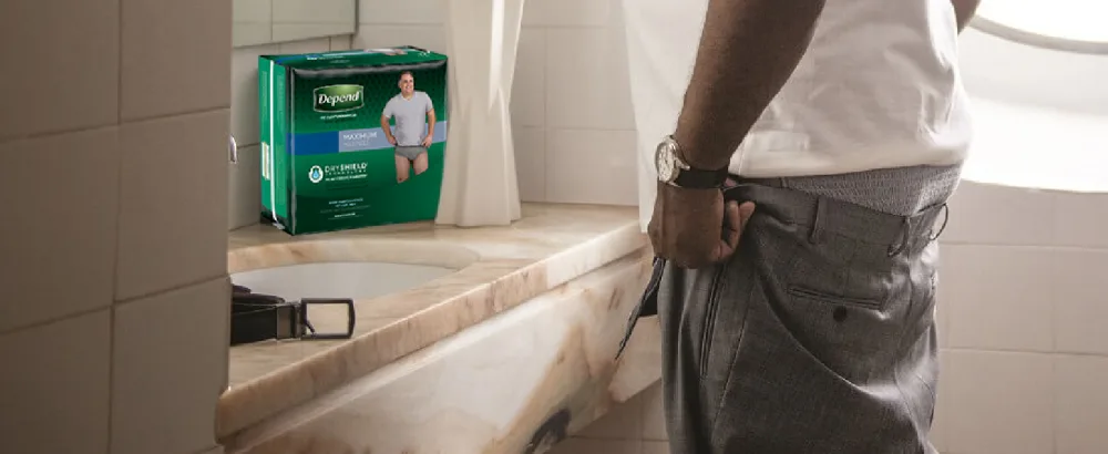 Depend Fit-Flex Adult Incontinence Underwear for Men, Disposable, Maximum Absorbency, X-Large, Grey, 26 Count 26 Count (Pack of 1) - Depend Men