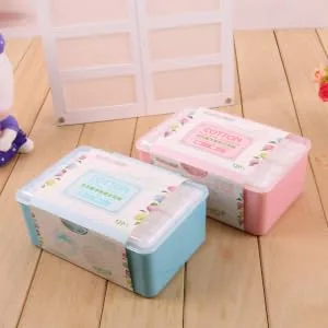 2 Boxes Face Cleansing Wipes Face Wipes Makeup Remover Pads Facial Puff Double Sided - product information 1