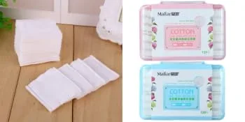 2 Boxes Face Cleansing Wipes Face Wipes Makeup Remover Pads Facial Puff Double Sided - product information 6