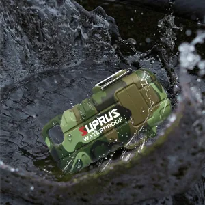 SUPRUS Waterproof Lighter Windproof Lighter Arc Plasma Lighters USB-C Rechargeable with Expandable and Flexible Neck for Outdoor(Camouflage) - lighter