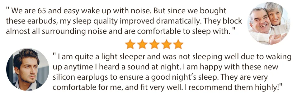  Earplugs for Sleeping Noise Cancelling Sound Blocking Eer Plugs Reusable Noise Reduction For Musicians Concerts Silicone - Customers recommend