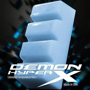 Demon Hyper Wax -Universal blend for any temp- 1.06 LB/ 480 gm Block - Demon Hyper X Ski and Snowboard Wax