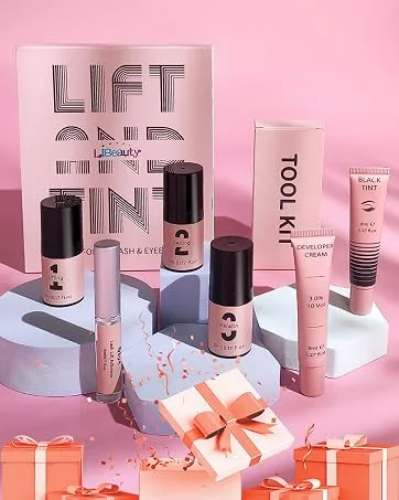 Libeauty Lash & Eyebrow Tint Dye Kit Lasting 8 Weeks for Professional Eyebrow or Lash Tinting(Black) - LASH LIFT AND TINT