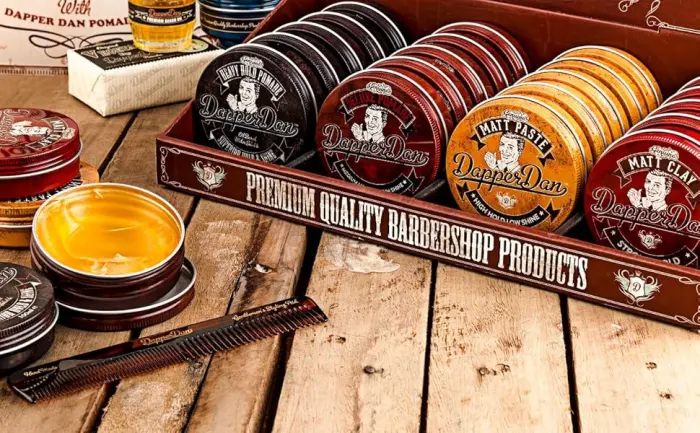 Deluxe Pomade By Dapper Dan, Medium Hold Medium Shine, No Greasiness Or Flakiness, Citrus & Vanilla Fragrance 100ml 3.38 Fl Oz (Pack of 1) - Dapper Dan, Hair styling products, men