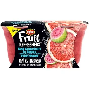 Del Monte Refreshers Grapefruit and Oranges in Pomegranate Fruit Water Cups, 7 Ounce - grapefruit