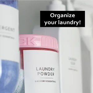 Dekluttr 144 Minimalist Laundry Labels for Organizing Linen, Storage, and Laundry Room Preprinted Organization Labels for Storage Bins Containers and Jars - keep your laundry room organized with these labels