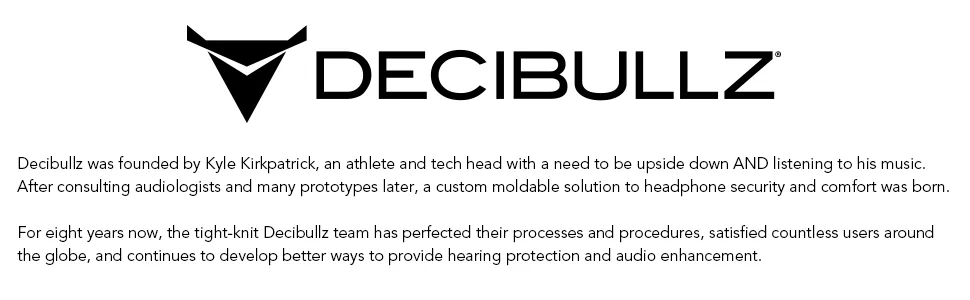 Decibullz Custom Molded Security Radio Surveillance Earpiece Set, Thermo-Fit Designed for Clear Acoustic Tube Radios, Isolation - Decibullz Custom Molded Security Radio Surveillance Earpiece Set