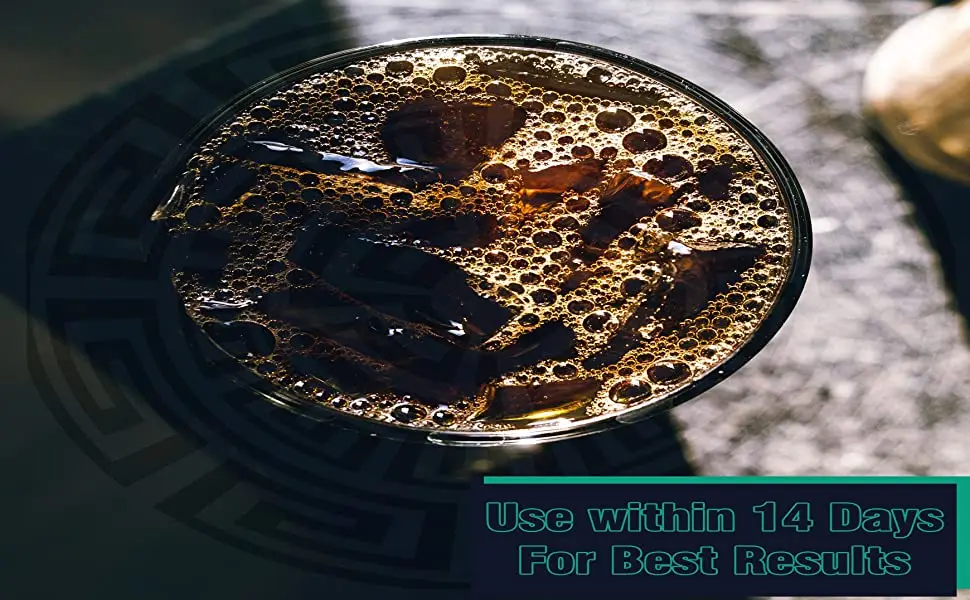 Decaf Colombian Coffee Concentrate, Unsweetened Cold Brew & Iced Coffee Distillate Liquid Java. Hand Crafted Concentrated 100% Arabica, Pure Coffee Bean Extract 8-Ounce Bottle, 40 Servings - Christopher Bean coffee Concentrate